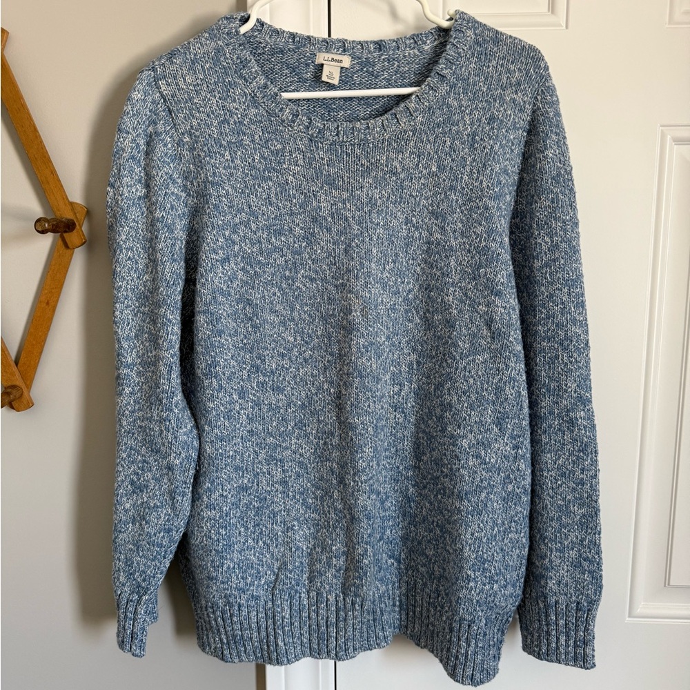 L.L. Bean Blue Crew Neck Sweater